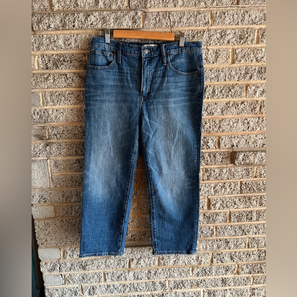 NWT Madewell classic straight petite 30 crop jean